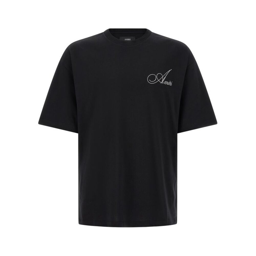 Amiri Black Cotton Men's T-Shirt